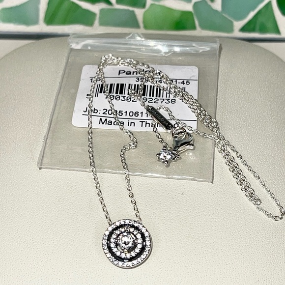 Pandora Sparkling Double Halo Collier 